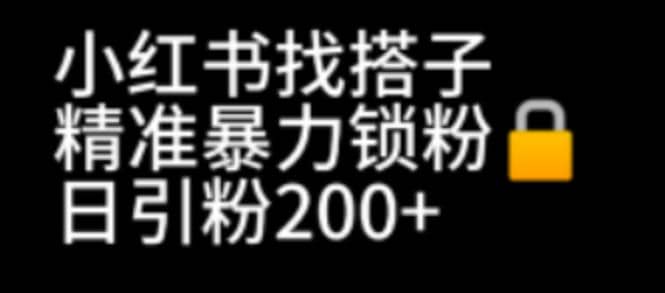 小红书找搭子暴力精准锁粉+引流日引200+精准粉 - 福利搜 - 阿里云盘夸克网盘搜索神器 蓝奏云搜索| 网盘搜索引擎-福利搜