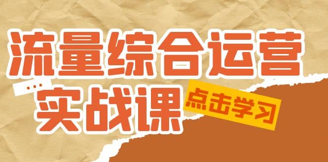 流量综合·运营实战课：短视频、本地生活、个人IP知识付费、直播带货运营 - 福利搜 - 阿里云盘夸克网盘搜索神器 蓝奏云搜索| 网盘搜索引擎-福利搜