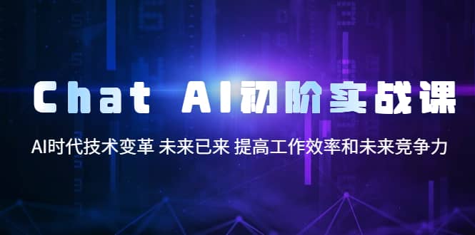 Chat AI初阶实战课，AI时代技术变革 未来已来 提高工作效率和未来竞争力 - 福利搜 - 阿里云盘夸克网盘搜索神器 蓝奏云搜索| 网盘搜索引擎-福利搜