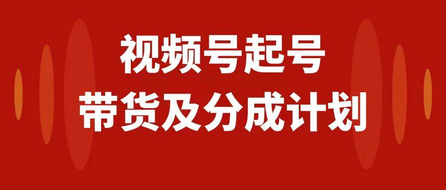 视频号快速起号，分成计划及带货，0-1起盘、运营、变现玩法，日入1000+ - 福利搜 - 阿里云盘夸克网盘搜索神器 蓝奏云搜索| 网盘搜索引擎-福利搜