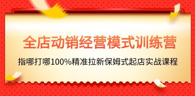 全店动销-经营模式训练营，指哪打哪100%精准拉新保姆式起店实战课程 - 福利搜 - 阿里云盘夸克网盘搜索神器 蓝奏云搜索| 网盘搜索引擎-福利搜